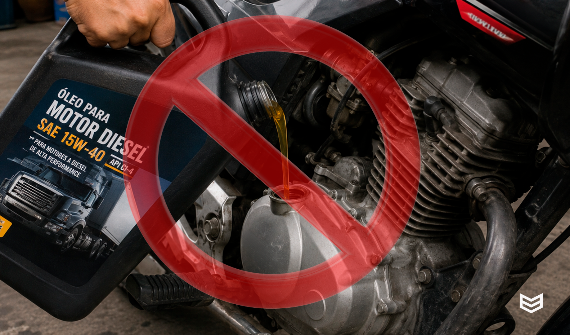 Óleo de Caminhão em Moto? Entenda Por Que Essa Mistura Não Dá Certo!